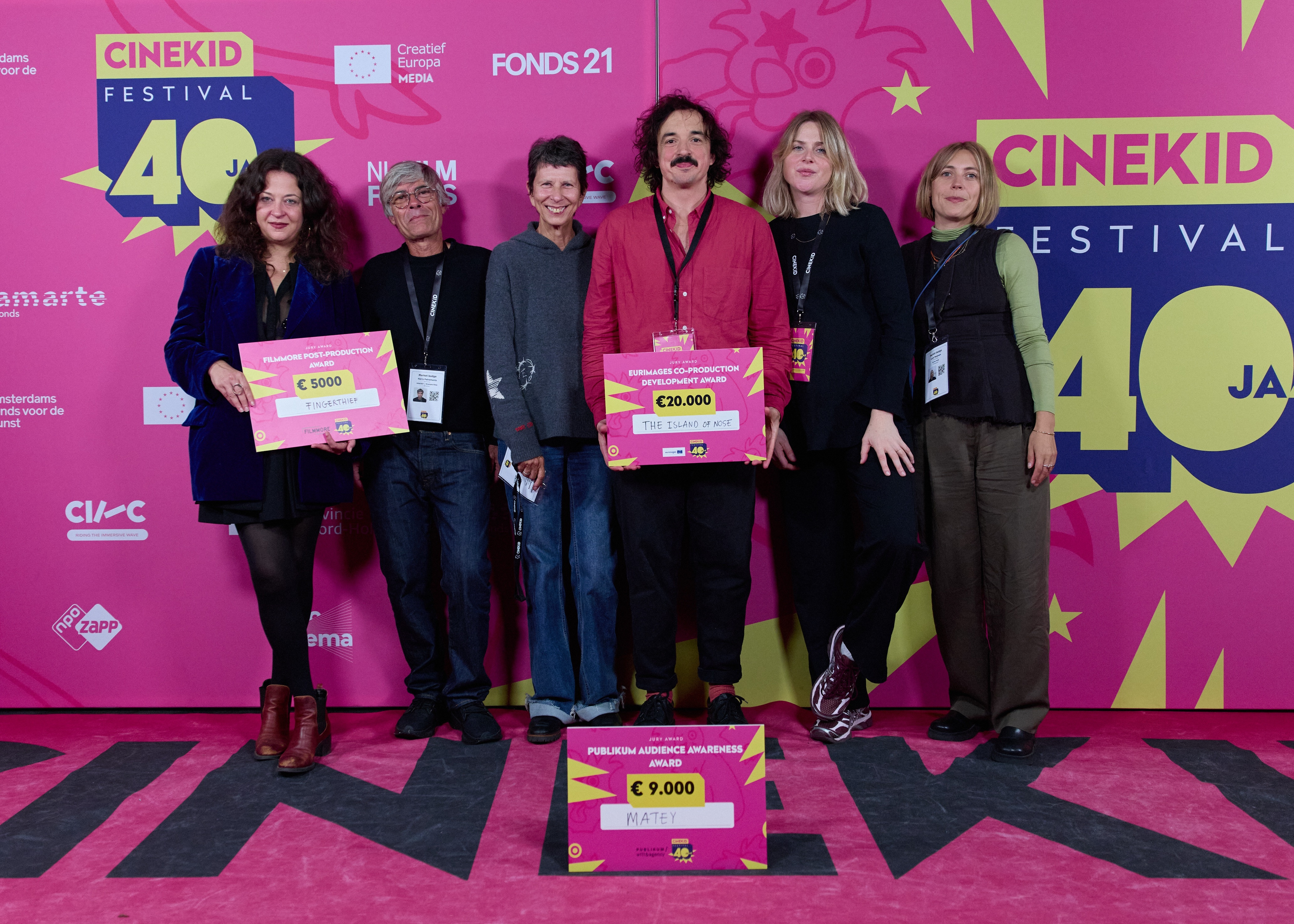 De winnaars van de Eurimages Co-production Development Award