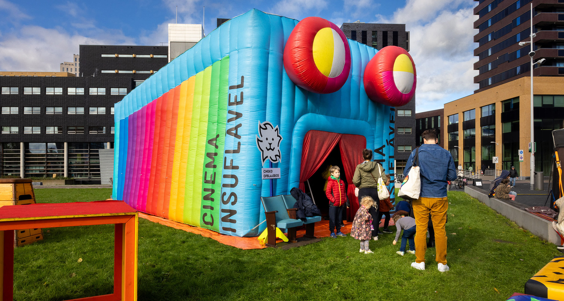 Come visit Cinekid’s inflatable cinema!