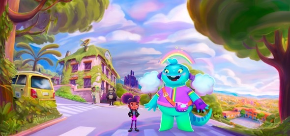 This image is is from the project in development The Star Child, selected for Junior Co-production Market 2025 © Eat The Danger